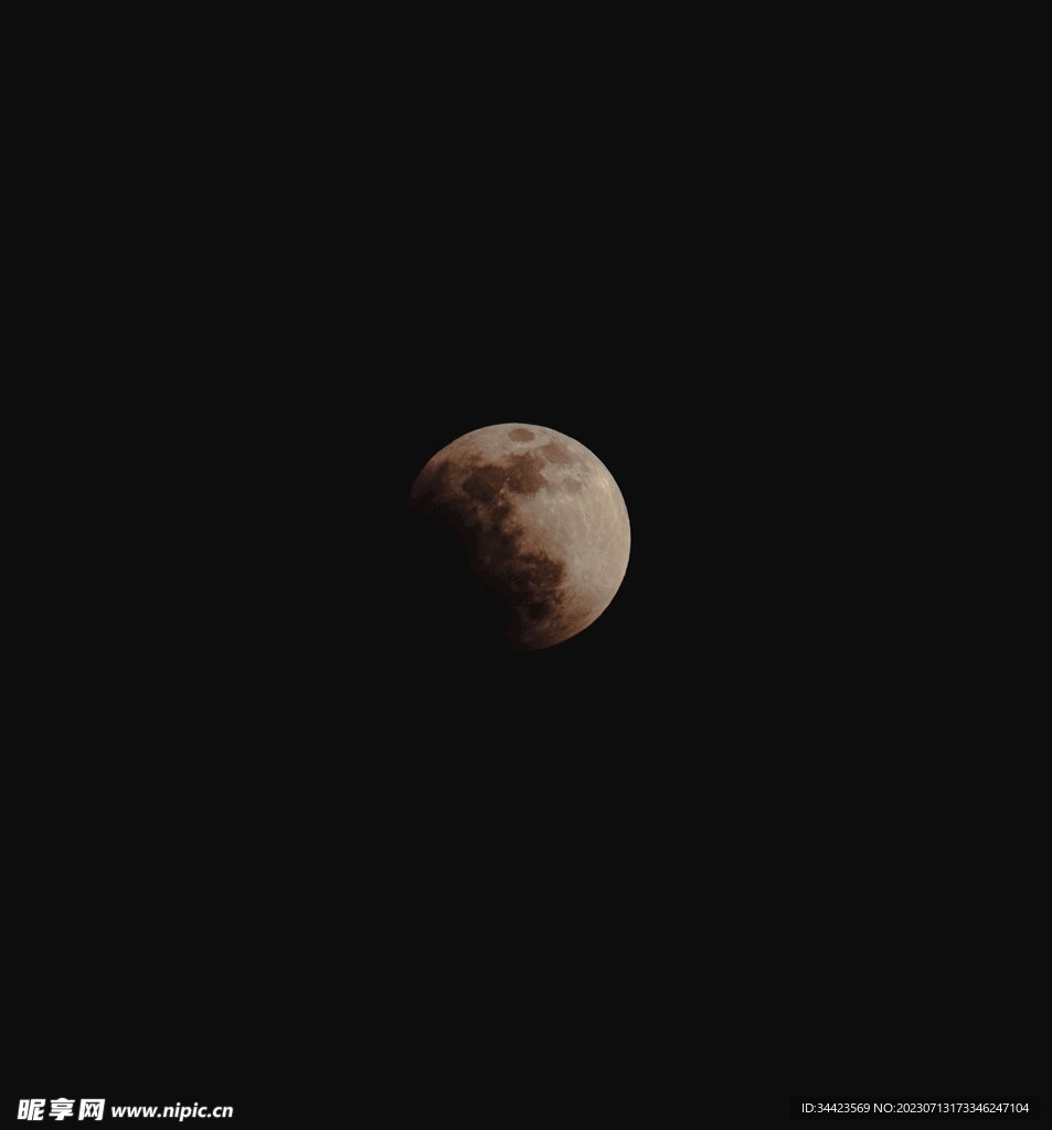 夜晚的月亮