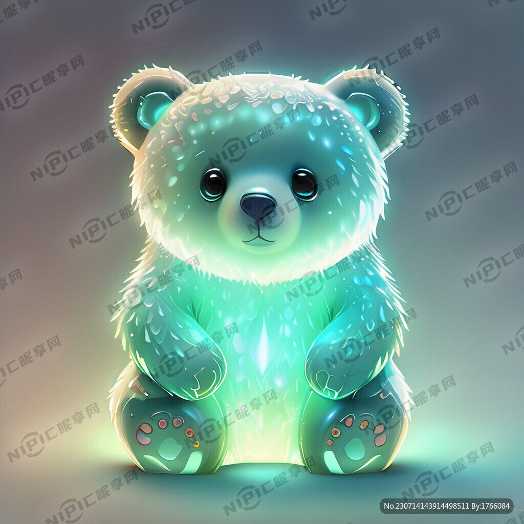 熊晶莹剔透可爱萌萌哒