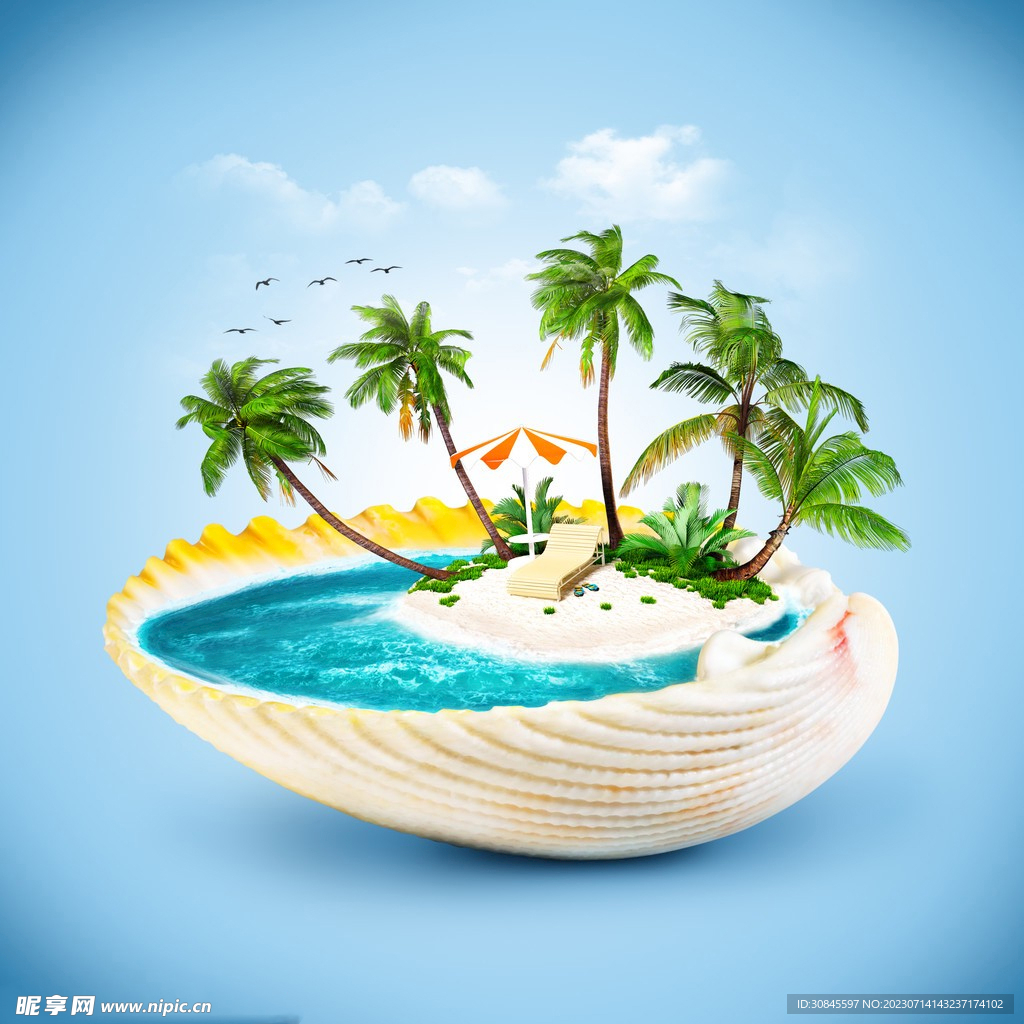 沙滩
