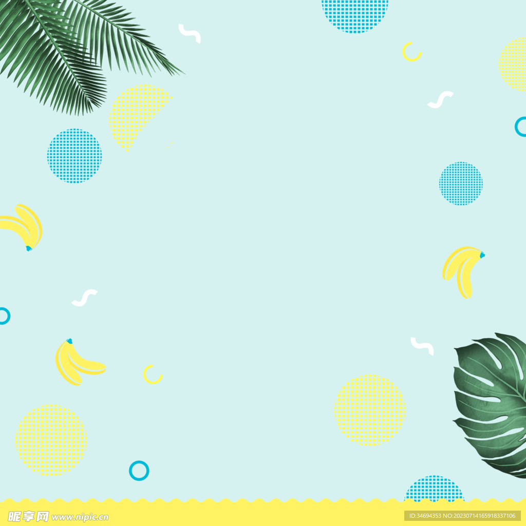 夏日海滩风景