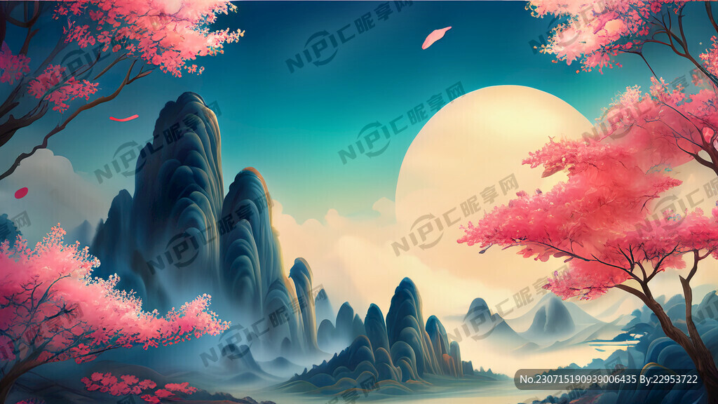 游戏梦幻唯美新中式风景 超高清