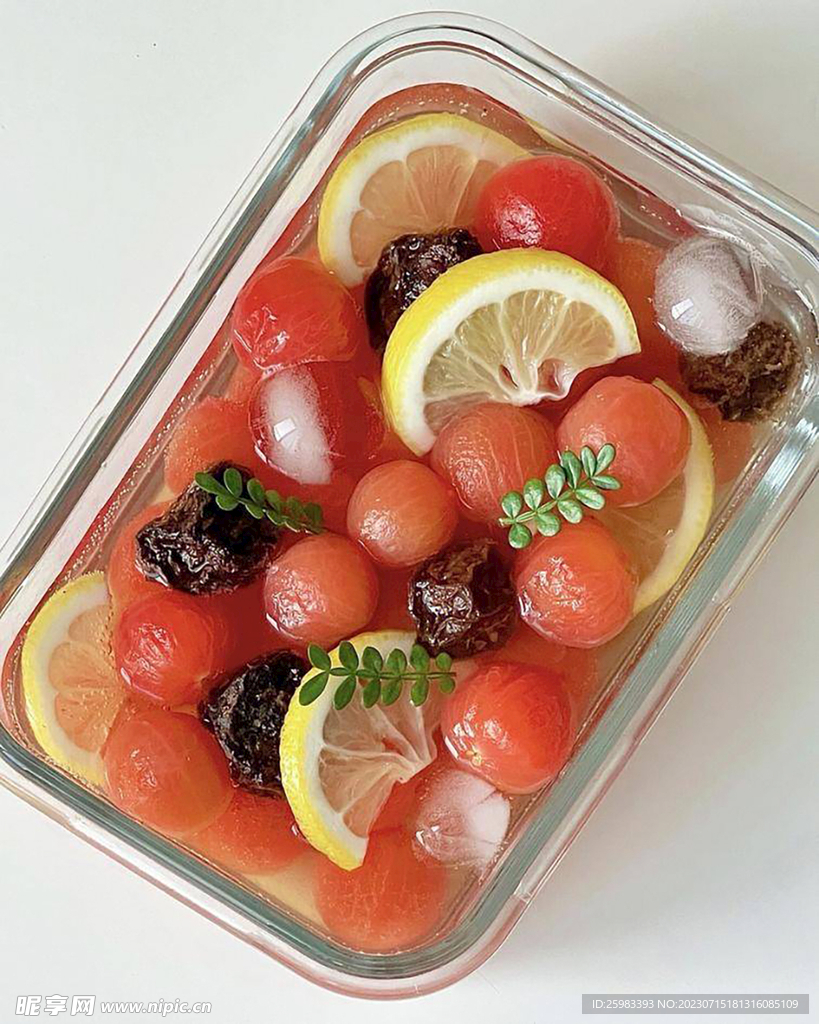 话梅水果饮料