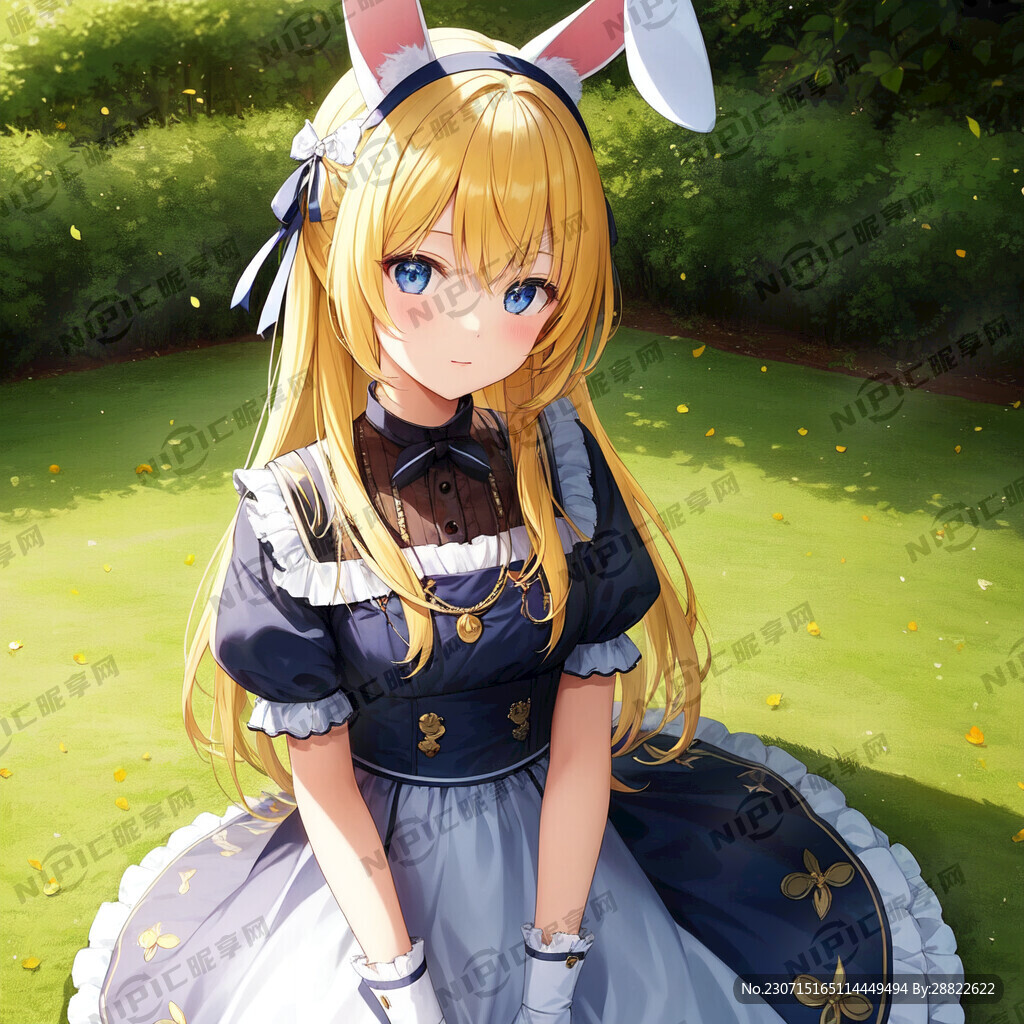 画面整体是可爱萌版 一个女孩