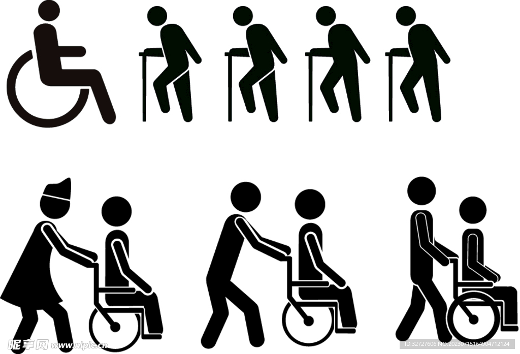 残疾人 标识