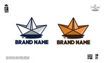 纸船logo