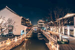 古镇西塘夜景