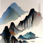 陈皮，中国风，色彩丰富，明亮，多层次