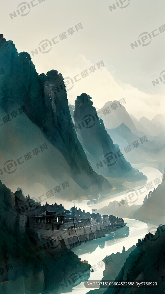 千里江山 古代城墙