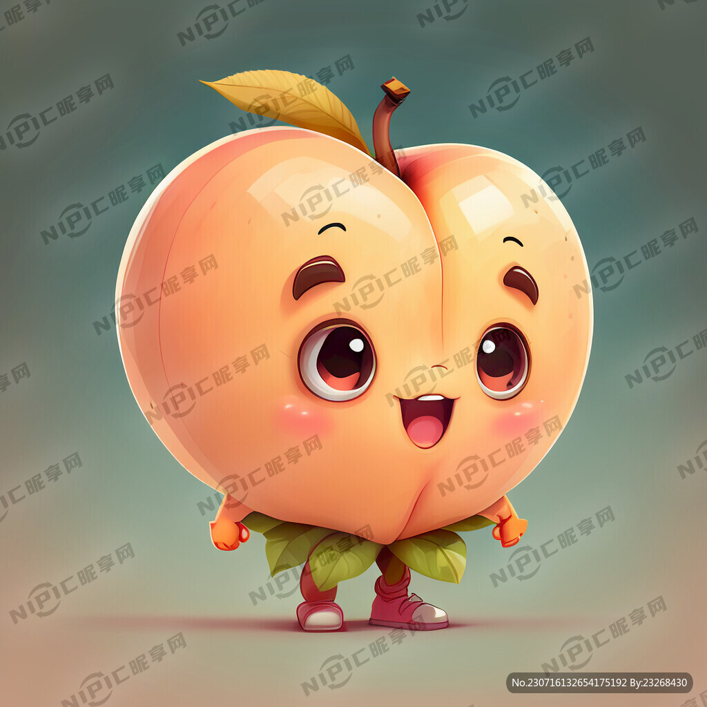 卡通人物 桃子 可爱