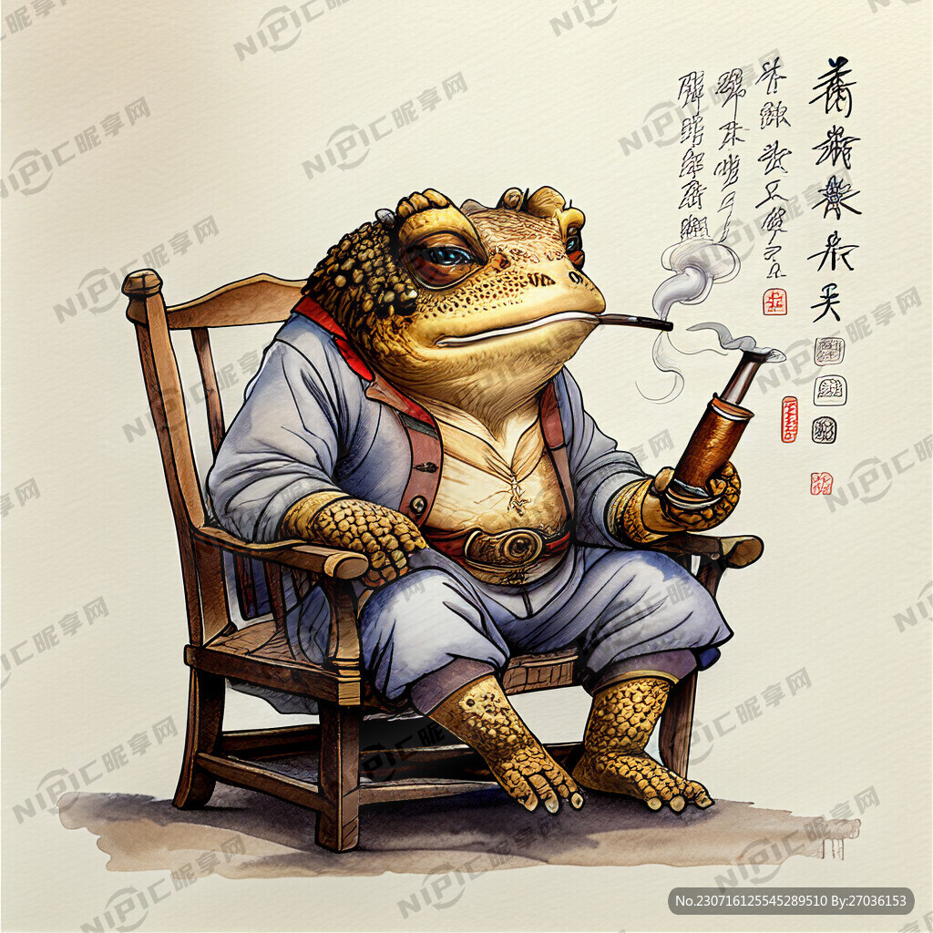 金蟾 太师椅 烟斗 太刀 霸气