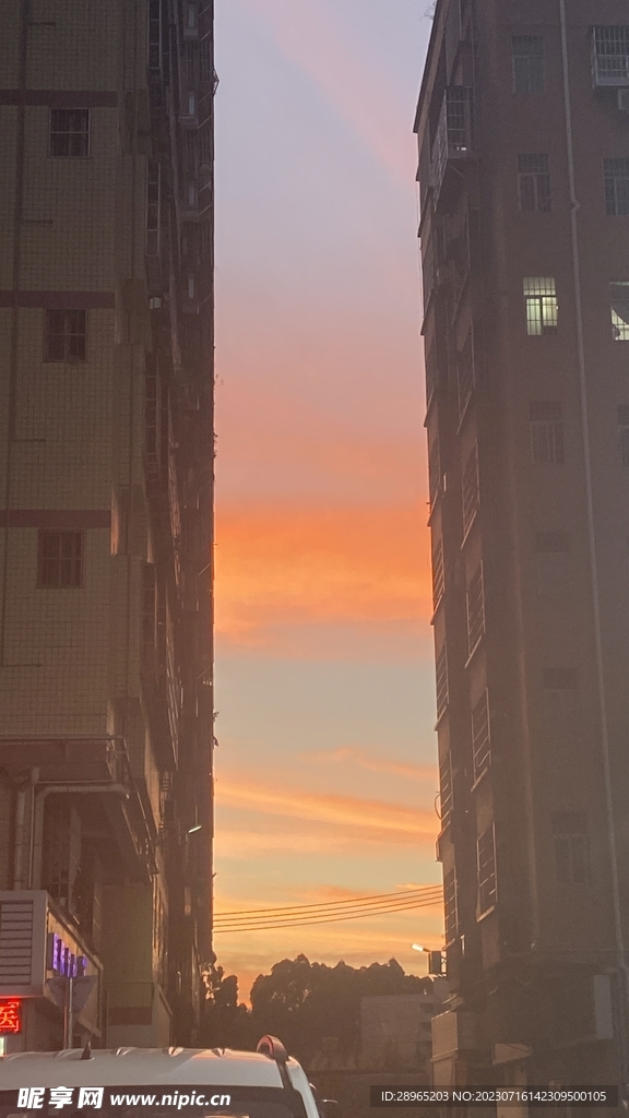 晚霞