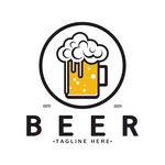 啤酒图标logo
