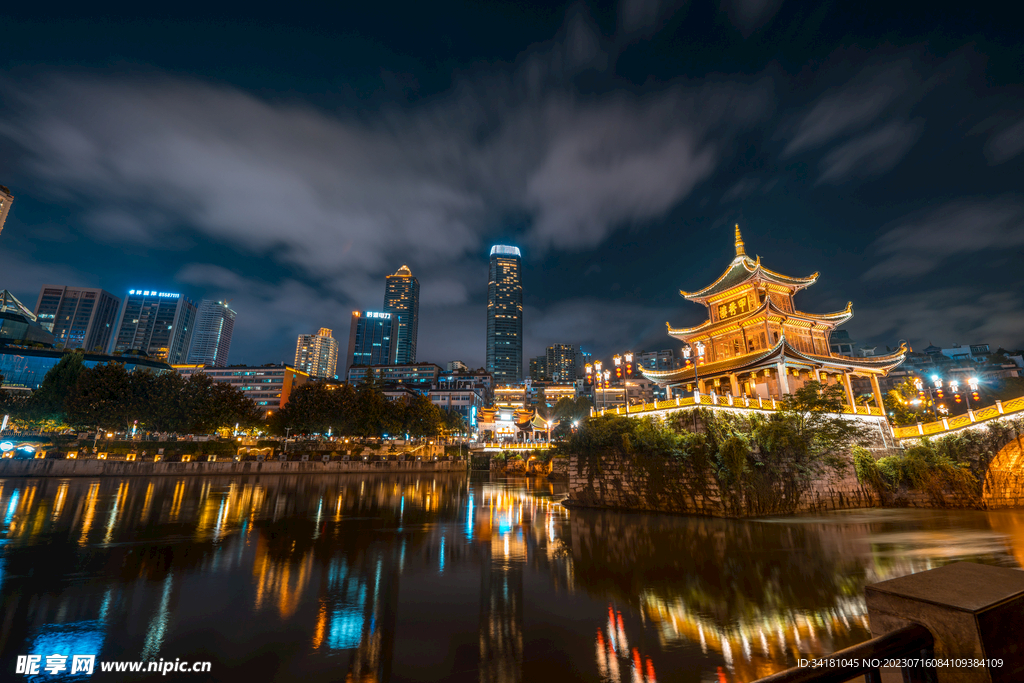 古建筑夜景
