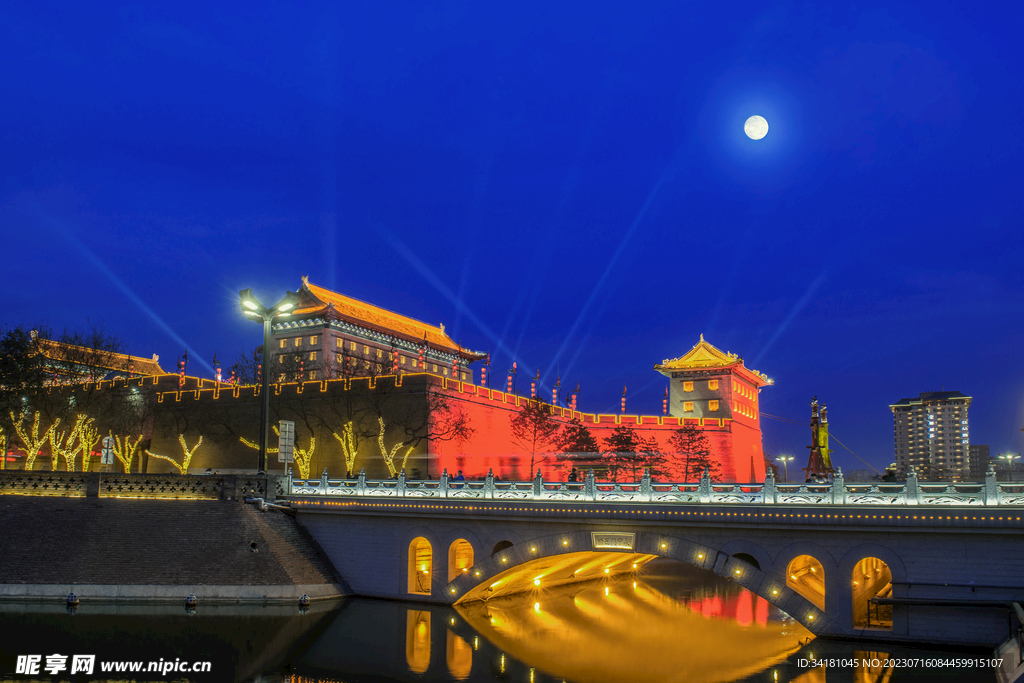 古建筑夜景