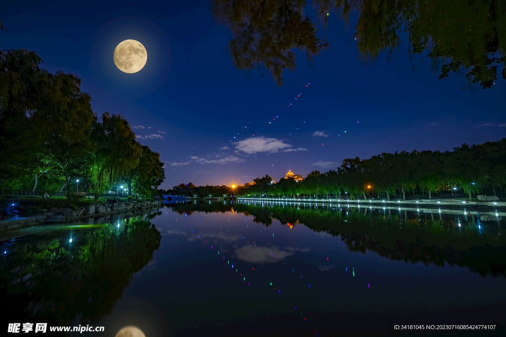 古建筑夜景