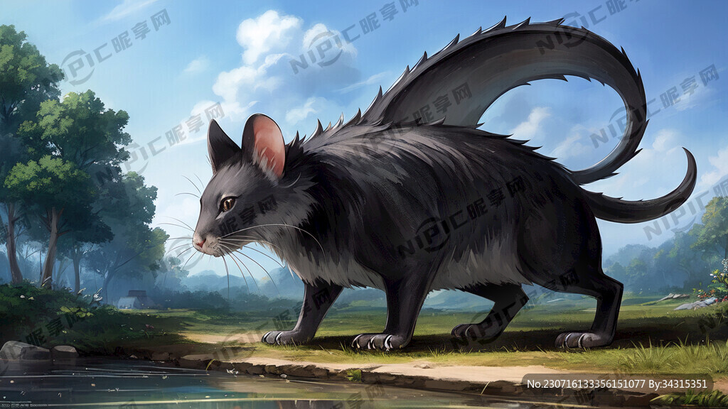 动漫 老鼠 炫酷 全身