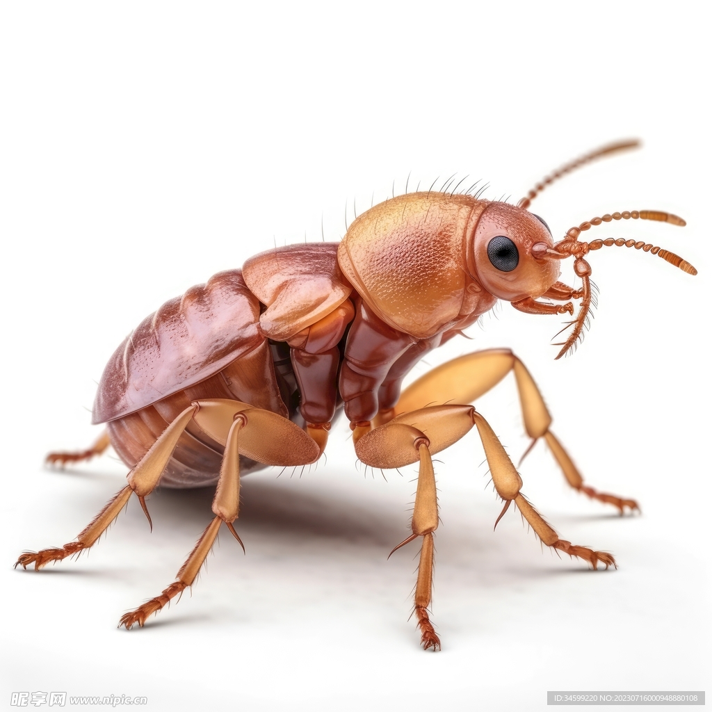 昆虫系列跳蚤图片素材-编号35320722-图行天下