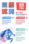 几何招聘海报