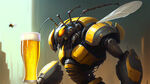 机甲
蜜蜂
啤酒
背景画