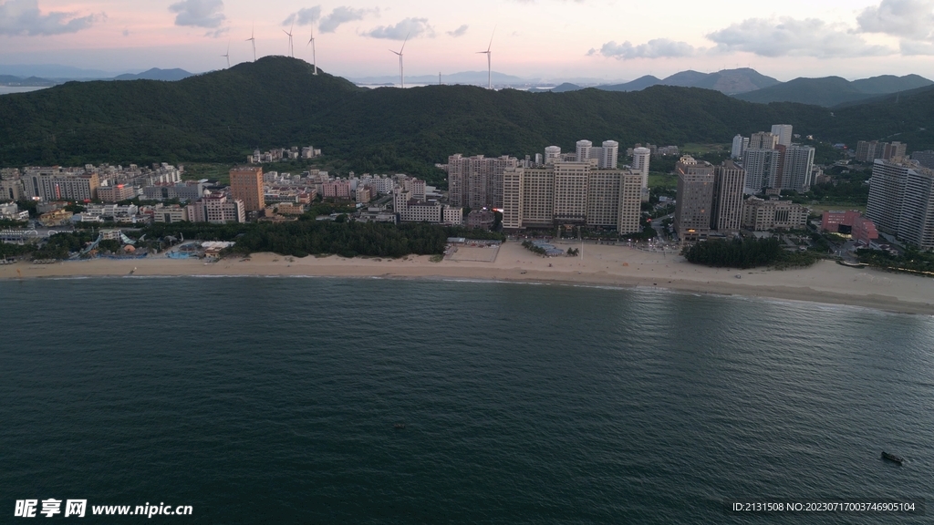 海陵岛大角湾航拍