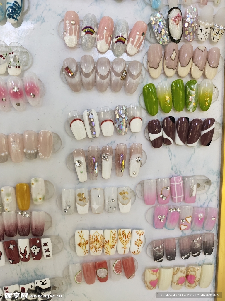美甲店手指甲