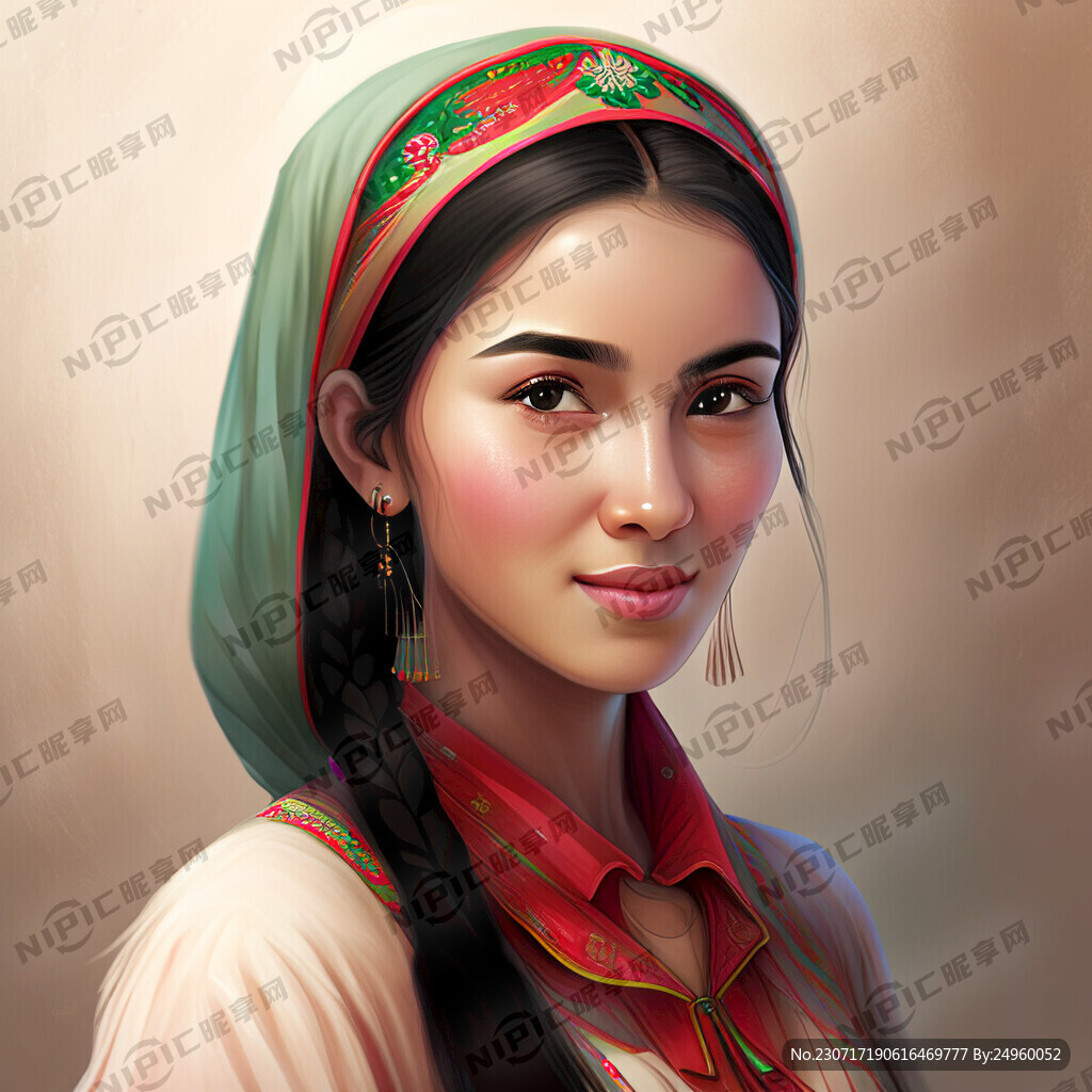 维吾尔族姑娘