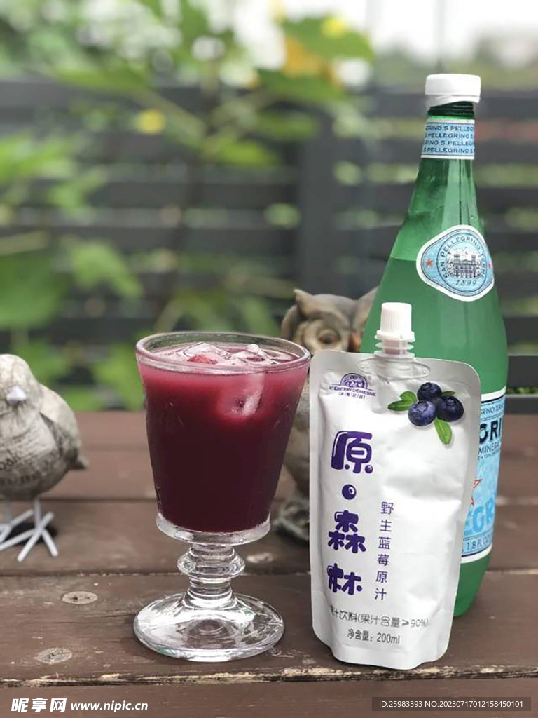 蓝莓果汁