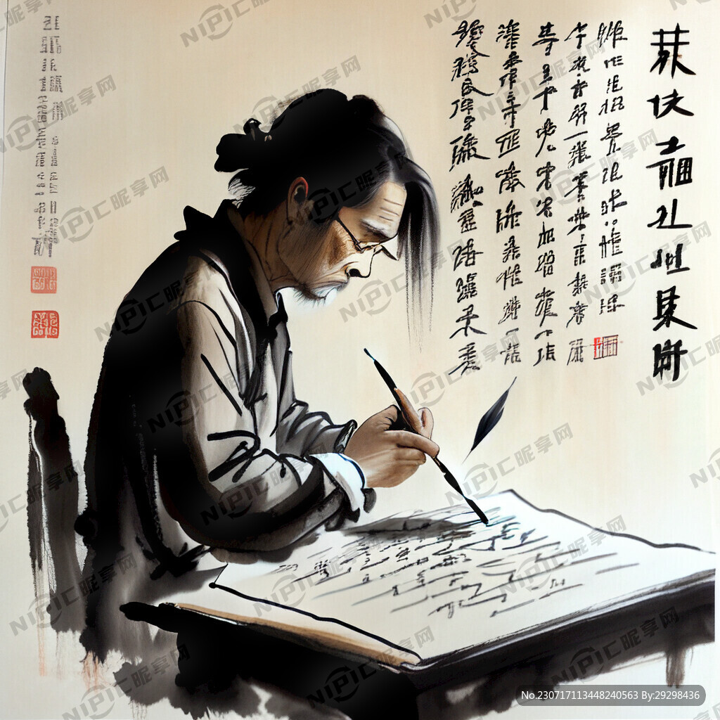 居安思危书法字画毛笔字