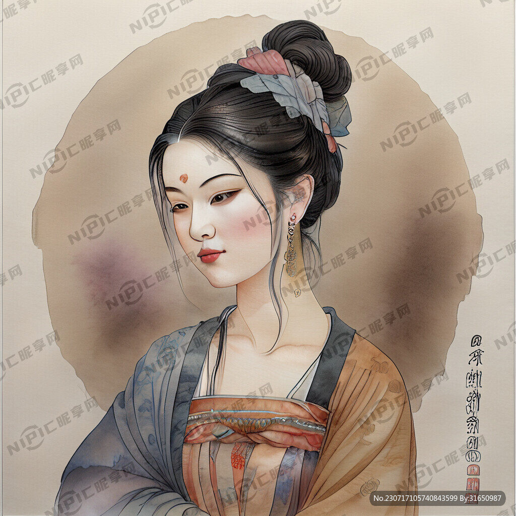 能体现大唐盛世的国画风格