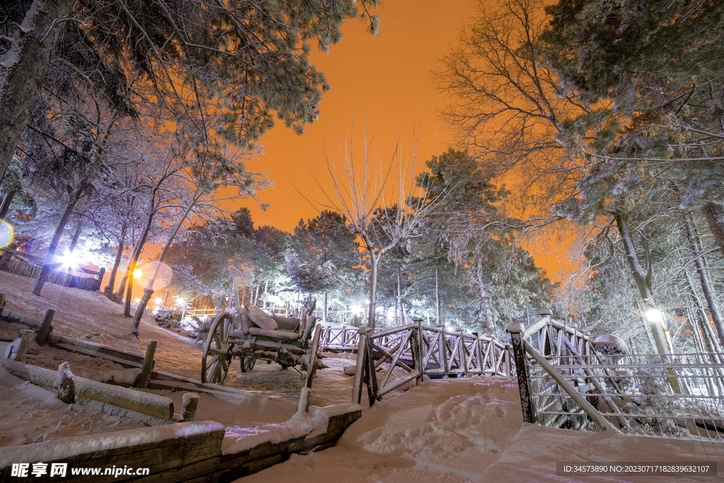 雪后黄昏