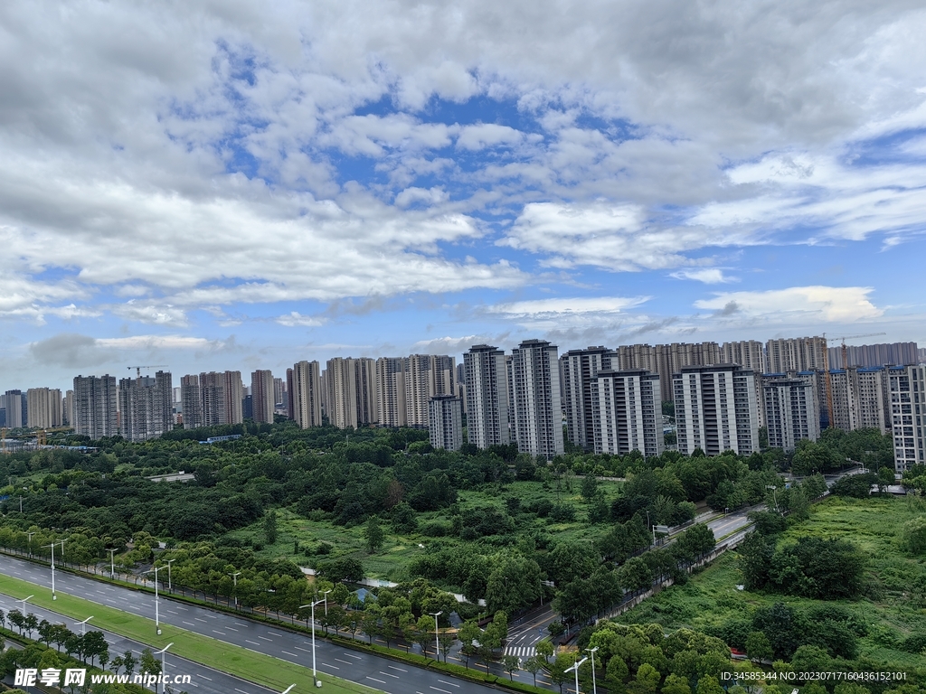 雨后的天空