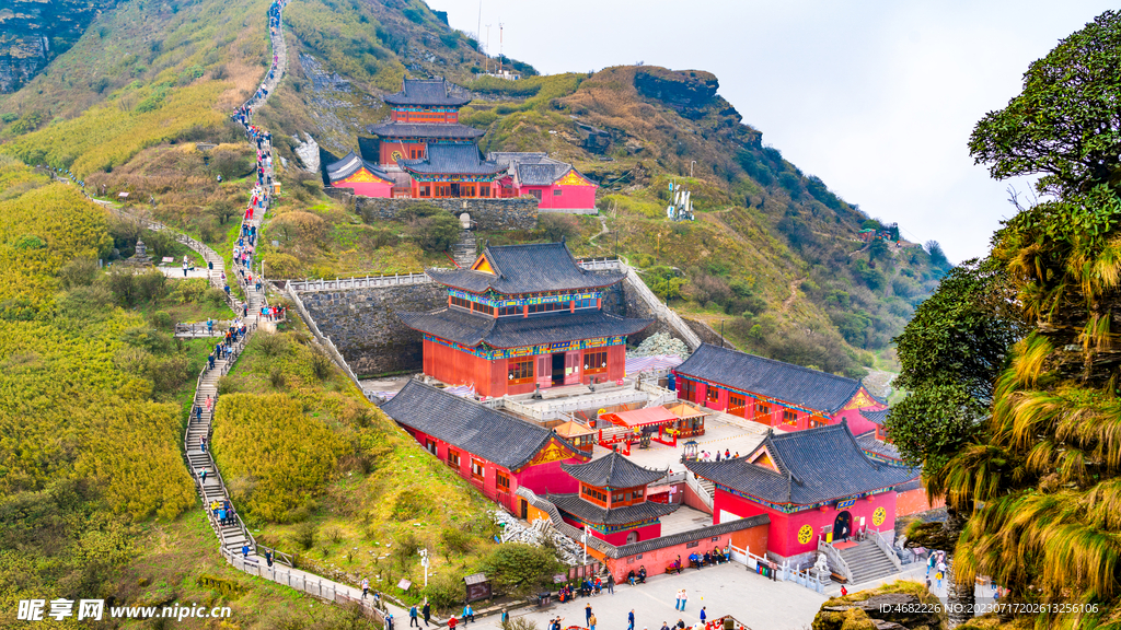 贵州铜仁梵净山承恩寺