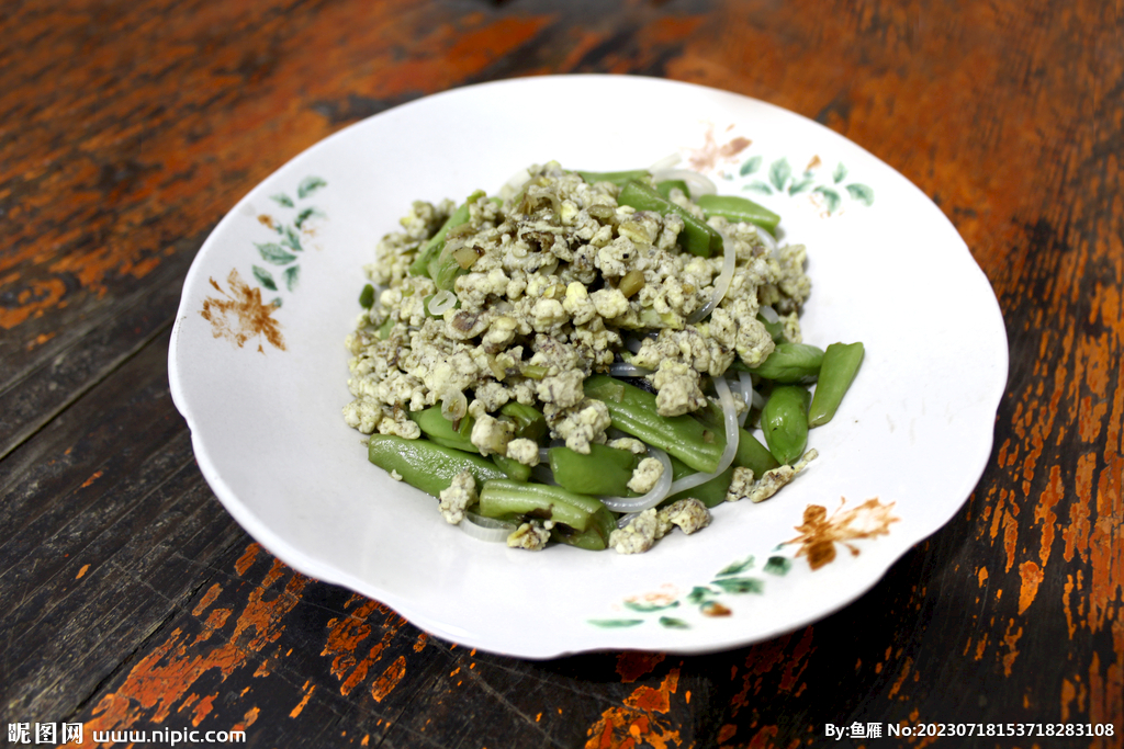 鸡蛋豆角粉条