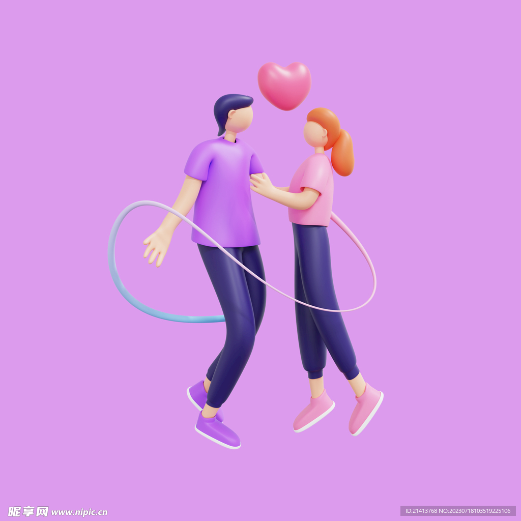 3D爱情男女