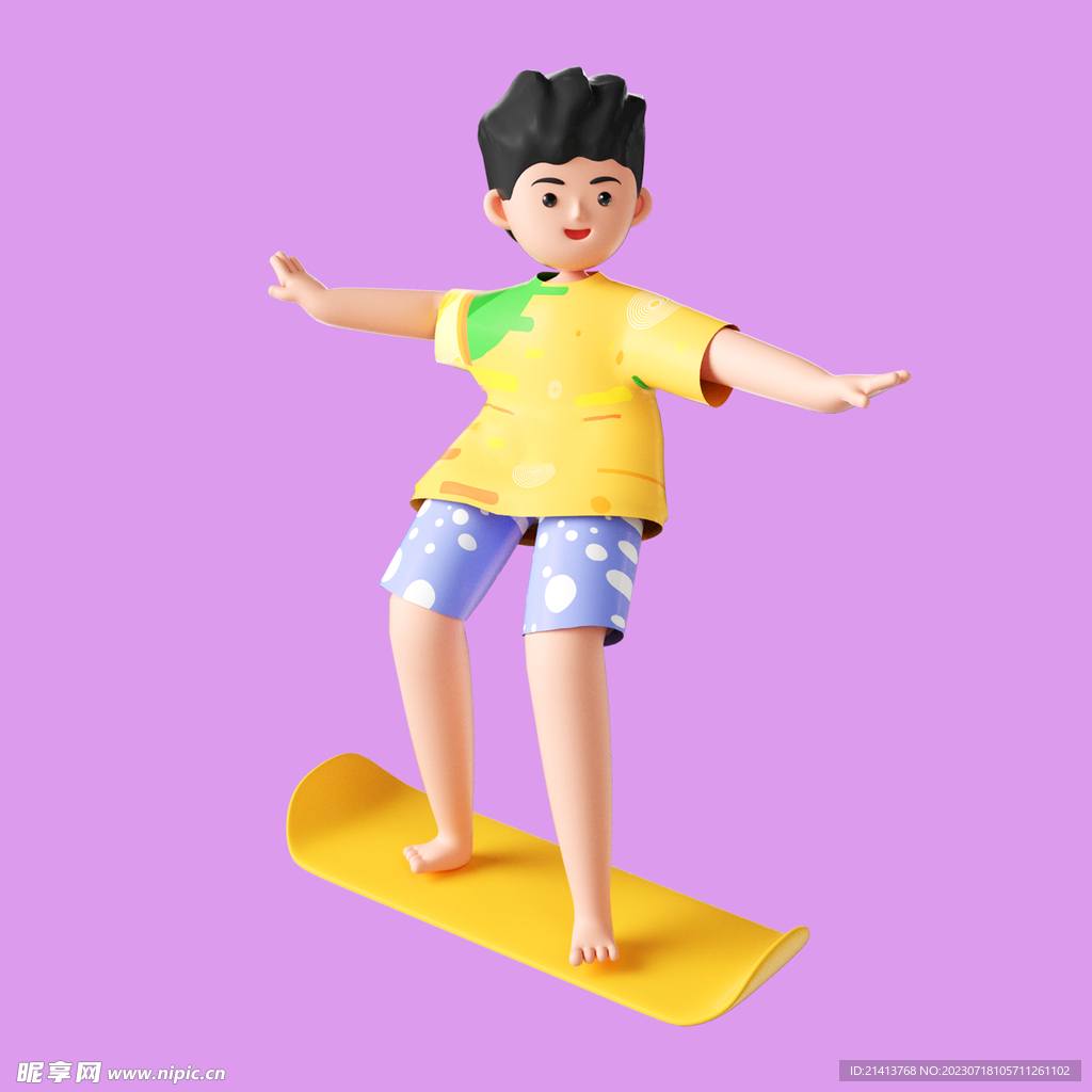 3D动画男孩 