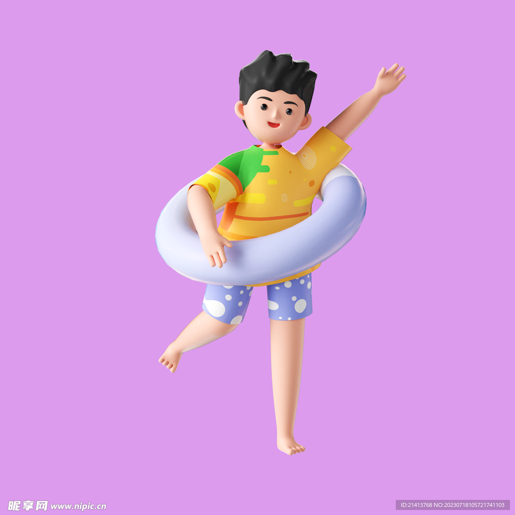 3D动画男孩