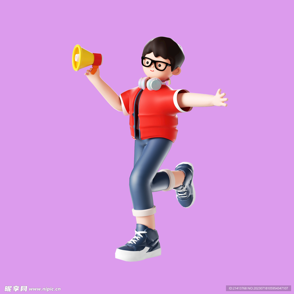 3D动画男孩