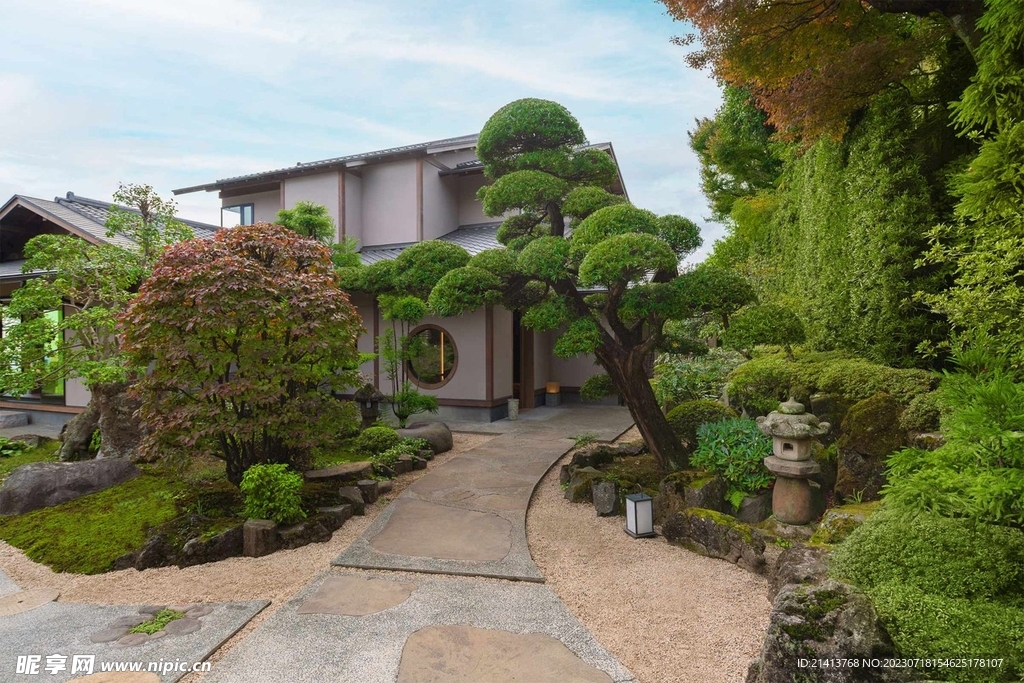 园林建筑风景 