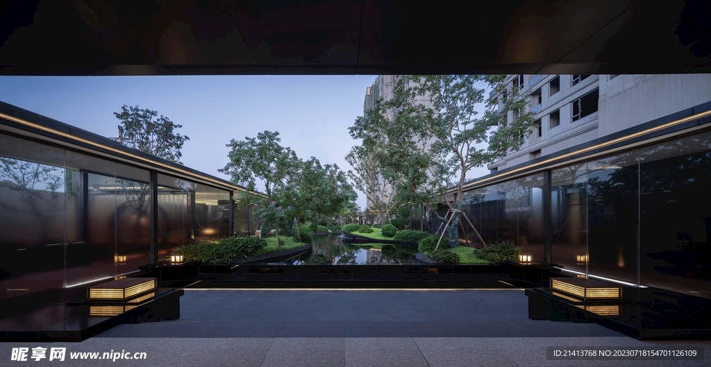 园林建筑风景 