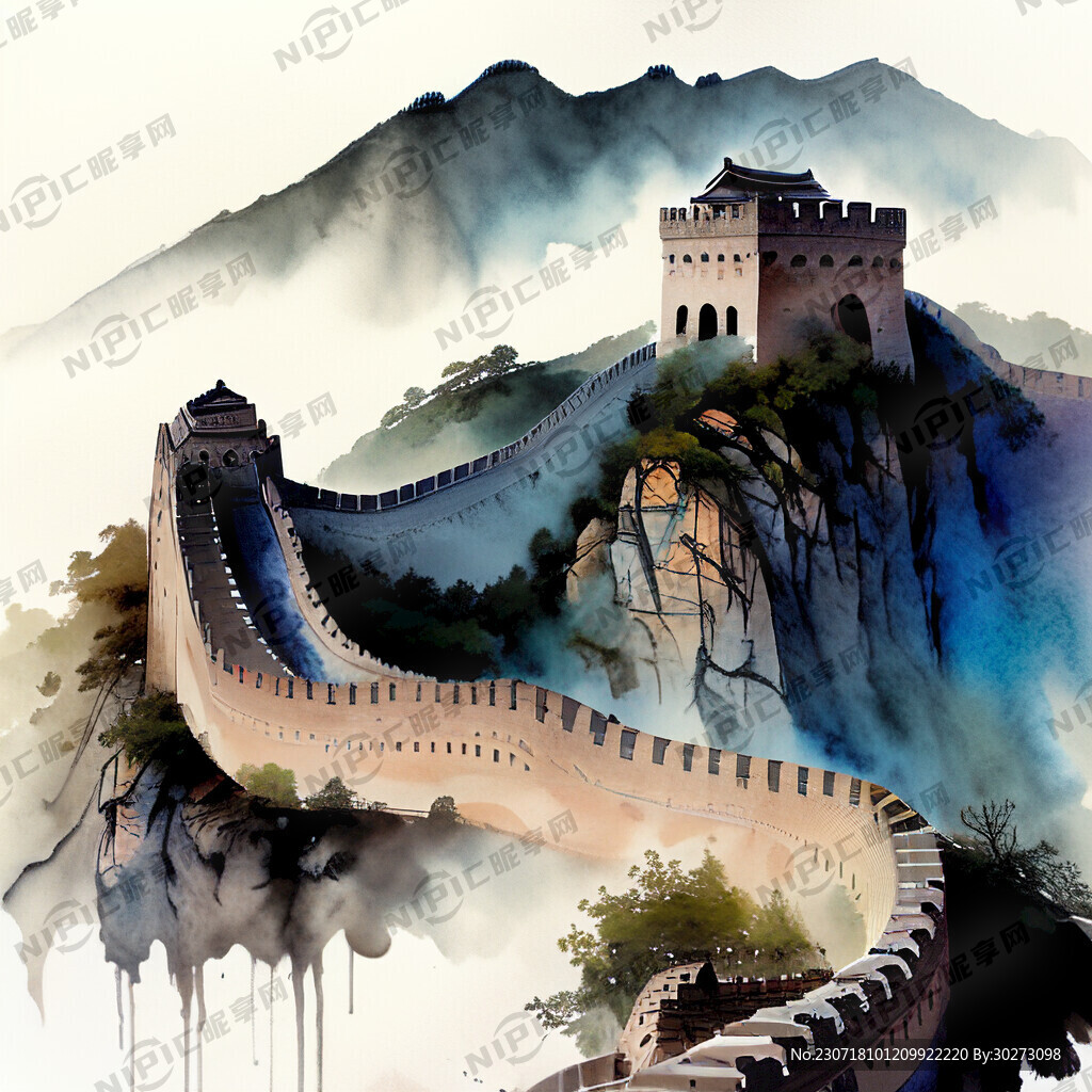 马斯克在中国长城