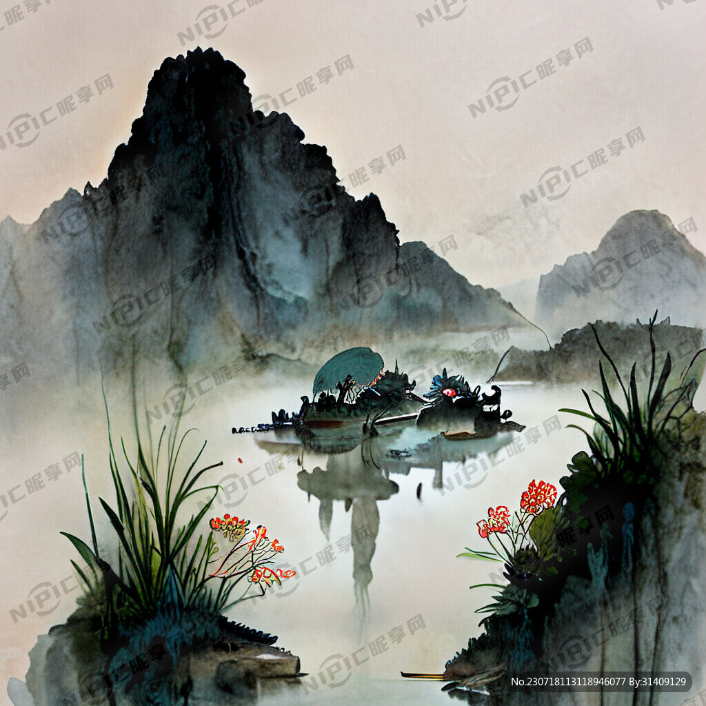 大闸蟹 湖水 杂草 细节刻画