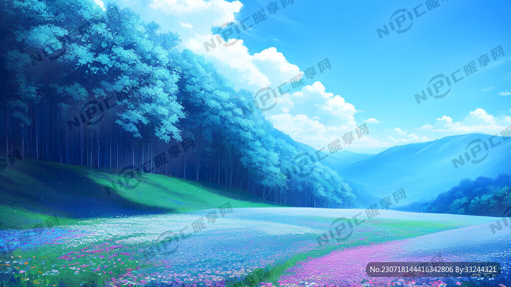 梦幻唯美风景 蓝天 超高清