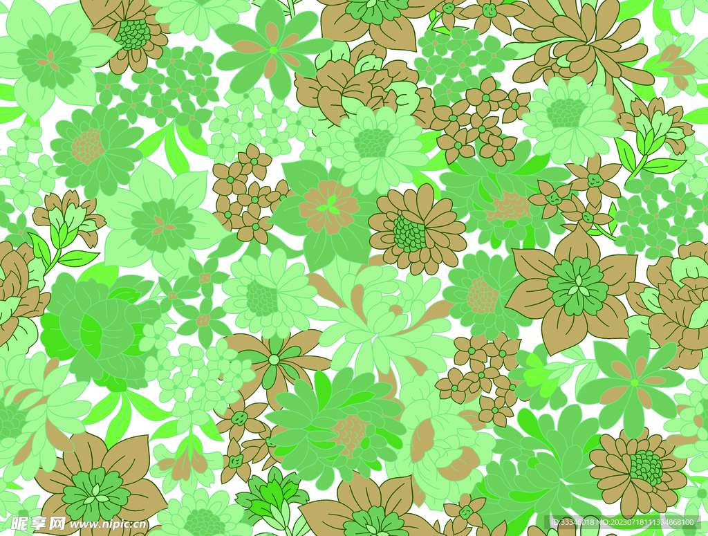 手绘花