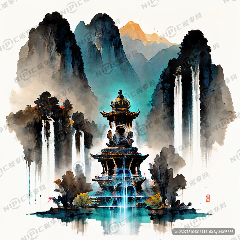 济南泉标 趵突泉 大明湖牌坊