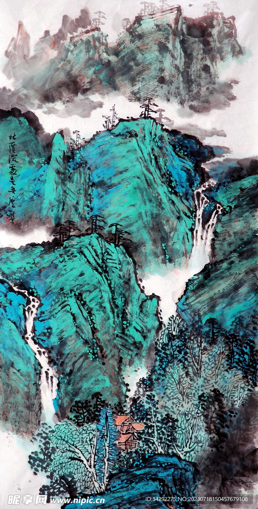 国画山水画