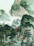 山水画背景