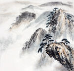 山水画背景