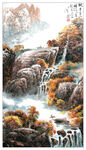 山水画背景