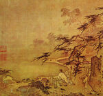 山水画背景