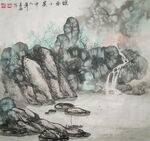 山水画背景